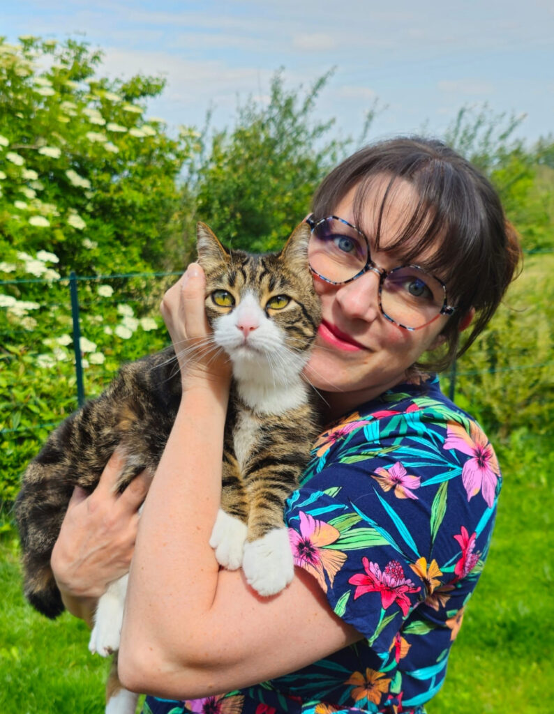 charlene et son chat